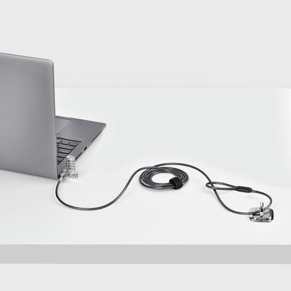 StarTech.com UNIVCS-LAPTOP-LOCK cable antirrobo Negro, Plata 2 m