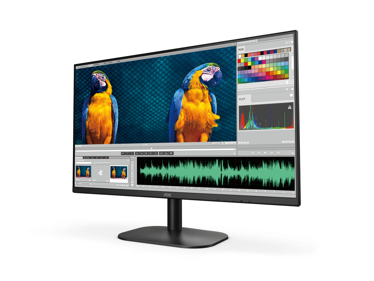 Monitor AOC 21.5" Pure VA 1920x1080 100Hz 4 ms VGA HDMI Adaptive Sync