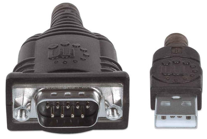 Convertidor Manhattan USB a Puerto Serial 1.8m