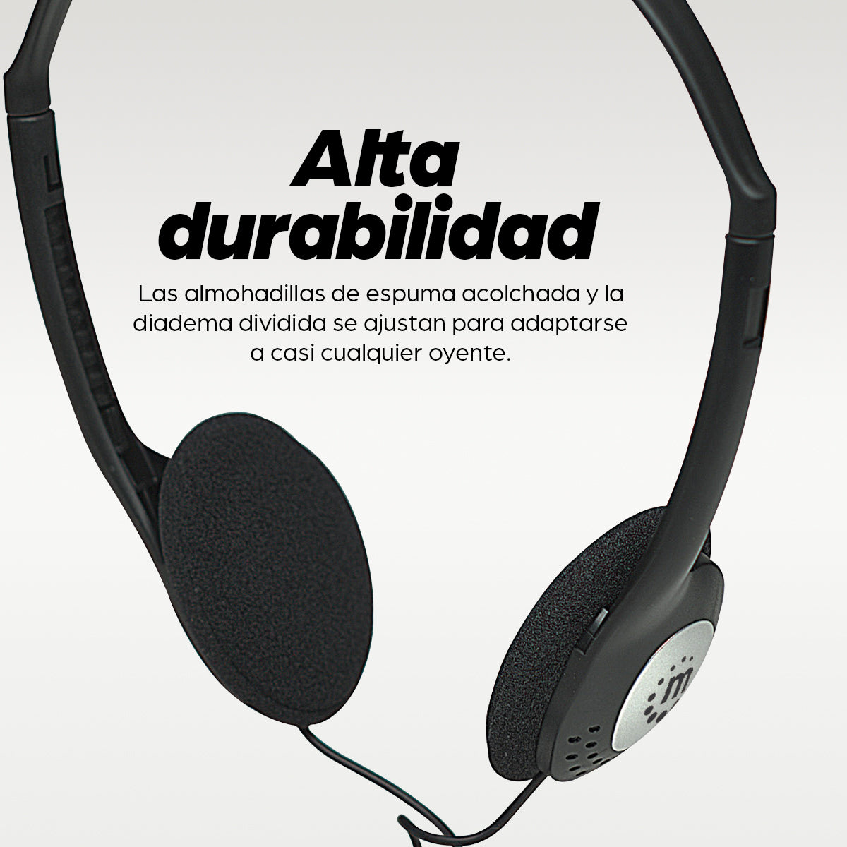 Manhattan 177481 audífono y auriculare Alámbrico Diadema Música Negro