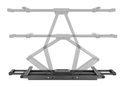 Manhattan 462358 soporte para TV 3.05 m (120") Negro