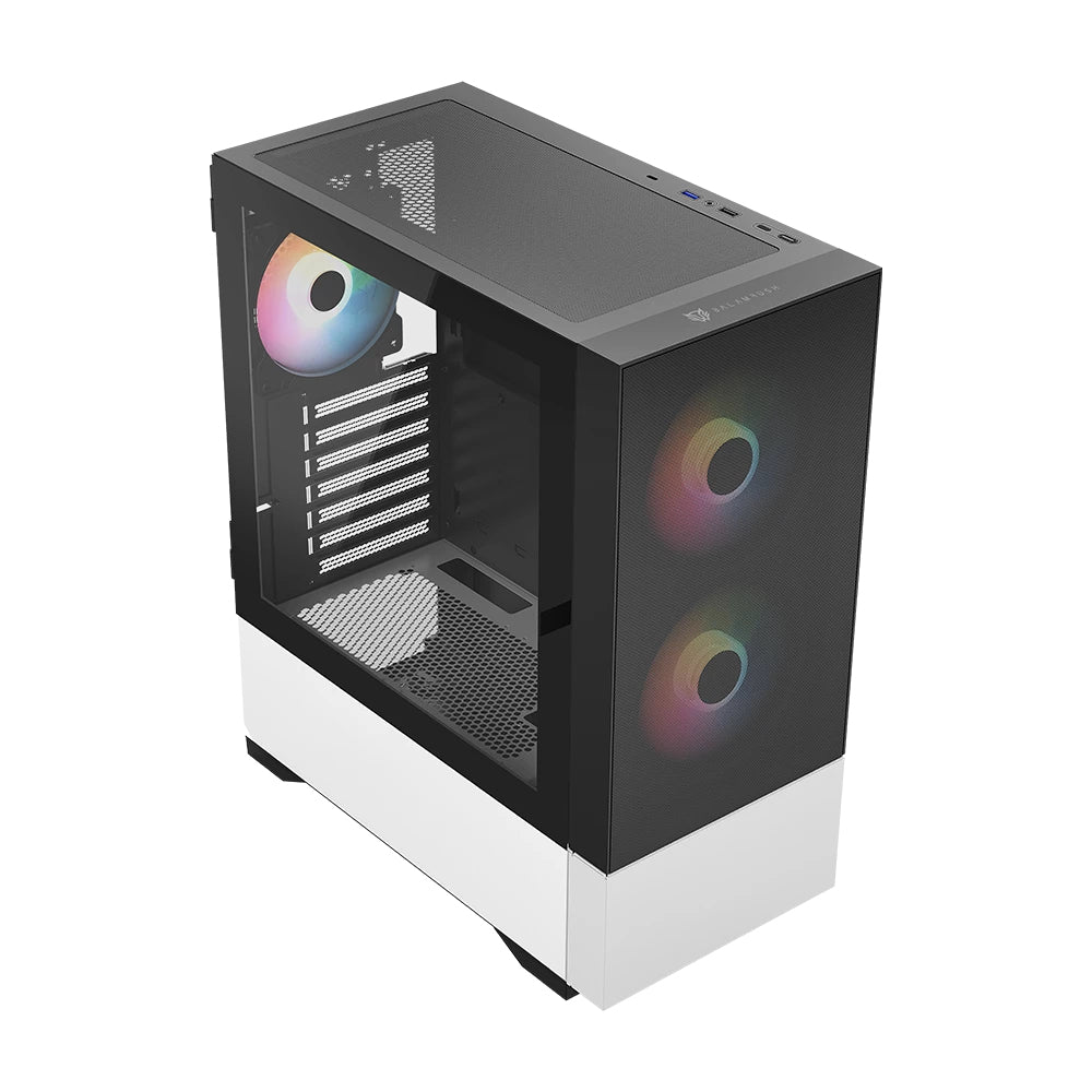Balam Rush Nitrox Aircool 5500 ABW Midi Tower Negro, Blanco