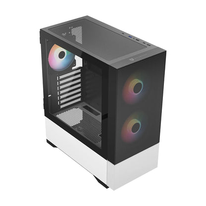 Balam Rush Nitrox Aircool 5500 ABW Midi Tower Negro, Blanco