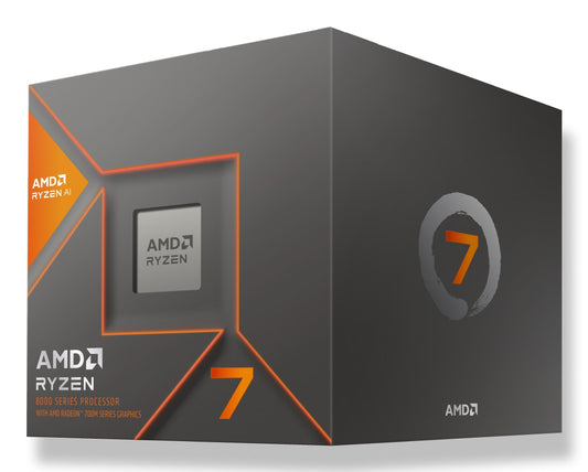 Procesador AMD Ryzen 7 8700G 4.2GHz 16MB 65W 8 Cores 16 Threads AI 16 TOPS Socket AM5 con Graficos con Disipador