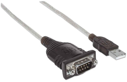 Convertidor Manhattan USB a Puerto Serial 1.8m