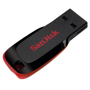 Memoria USB SanDisk Flash Cruzer Blade 64GB USB 2.0 Color Negro SDCZ50-064G-B35