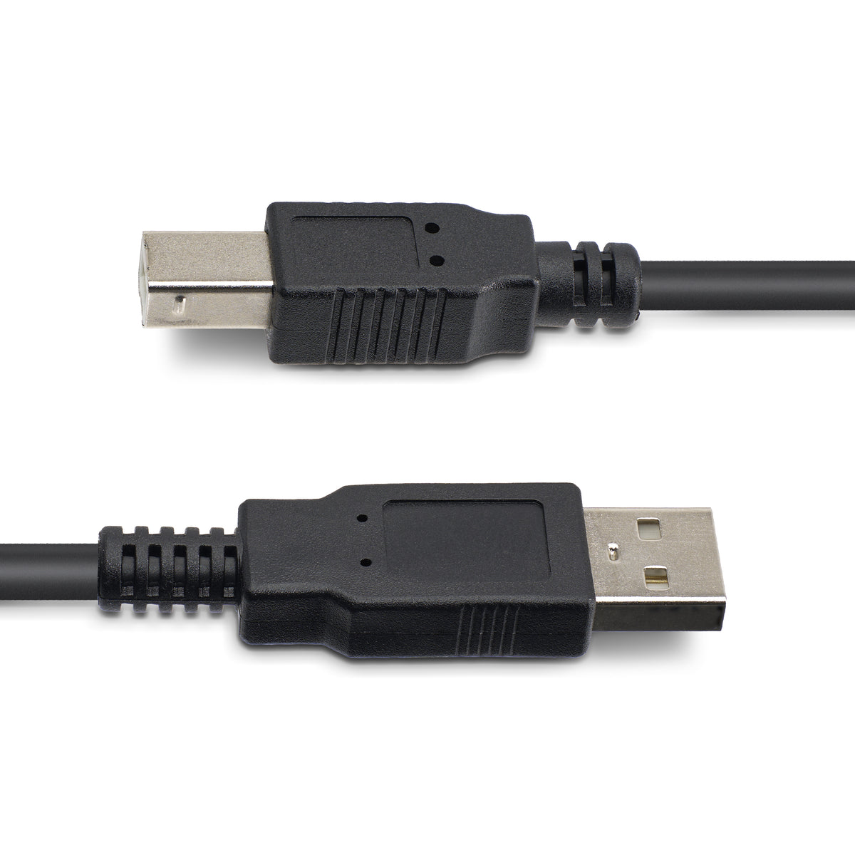 StarTech.com 15m USB 2.0, M/M cable USB 0.48 Gbit/s Aluminio, Negro