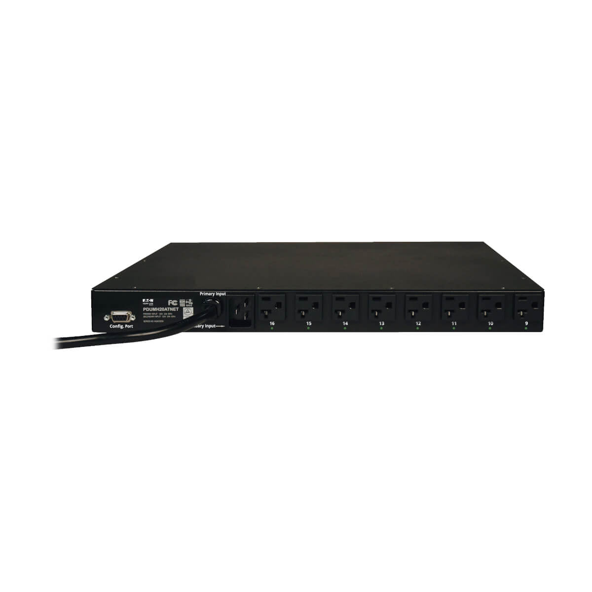 Tripp Lite PDUMH20ATNET unidad de distribución de energía (PDUs) 16 salidas AC Negro