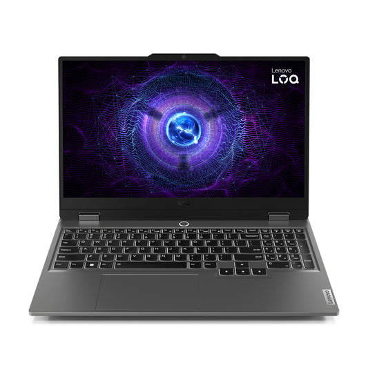 Lenovo LOQ 15IAX9 Intel® Core™ i5 i5-12450HX Computadora portátil 39.6 cm (15.6") Full HD 16 GB DDR5-SDRAM 1 TB SSD NVIDIA GeForce RTX 4050 Wi-Fi 6 (802.11ax) Windows 11 Home Español Gris