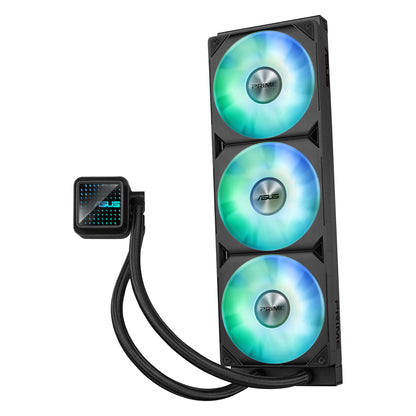 Enfriamiento Liquido ASUS Prime LC 360 ARGB 3x120mm 3600RPM LGA 1851 1700 1200 AM4 AM5 Negro