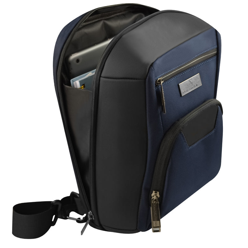CROSSBODY PERFECT CHOICE SILHOUETTE - AZUL