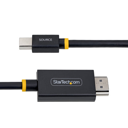 StarTech.com 1M-MDP-HDMI2-4K60 adaptador de cable de vídeo Mini DisplayPort HDMI Tipo A (Estándar) Negro