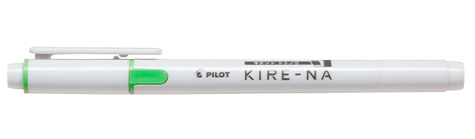 Resaltador Pilot KIRE-NA doble punta Cincel/Fino color Verde C/10