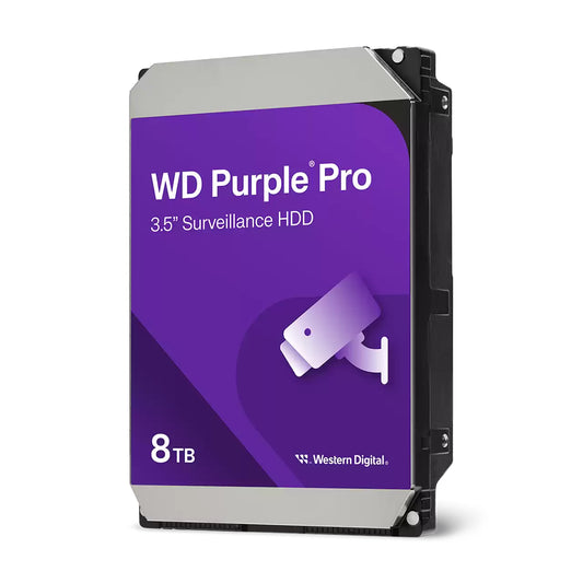 Disco Duro Western Digital 3.5" 8TB WD8002 Purple Pro 7200 RPM 256MB SATA3