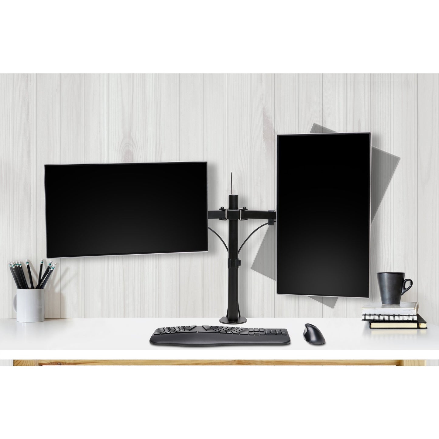 Kensington K55409WW soporte para pantalla plana 81.3 cm (32") Escritorio Negro