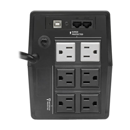 Tripp Lite OMNI700LCDT sistema de alimentación ininterrumpida (UPS) Línea interactiva 0.7 kVA 6 salidas AC