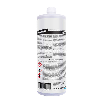 Limpiador De Circuitos Alcohol Isopropílico Silimex Al 99.7% Iso Pro 1LT
