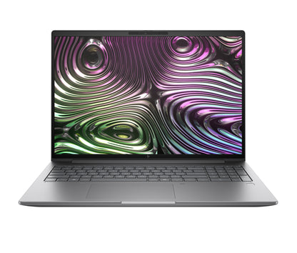 HP Zbook X G1i Intel Core Ultra 9 285H Estación de trabajo móvil 40.6 cm (16") WUXGA 32 GB DDR5-SDRAM 1 TB SSD NVIDIA RTX PRO 2000 Blackwell Wi-Fi 7 (802.11be) Windows 11 Pro AI Workstation, AI PC Plata