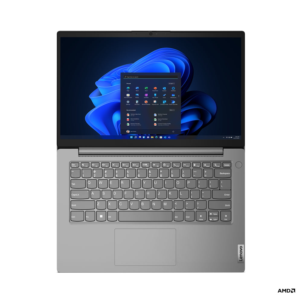 Laptop Lenovo V14 G4 AMN 14" FHD AMD Ryzen 5 7520U 16GB 512GB Gráficos Radeon 610M W11 Pro Wi-Fi 6 1CourierCarryin