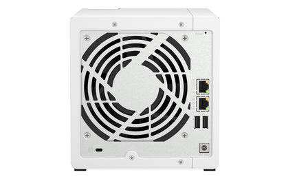 QNAP TS-433 NAS Tower ARM Cortex-A55 4 GB 0 TB QNAP Turbo System Blanco