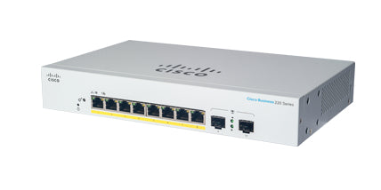 Cisco CBS220-8FP-E-2G Gestionado L2 Gigabit Ethernet (10/100/1000) Energía sobre Ethernet (PoE) Blanco