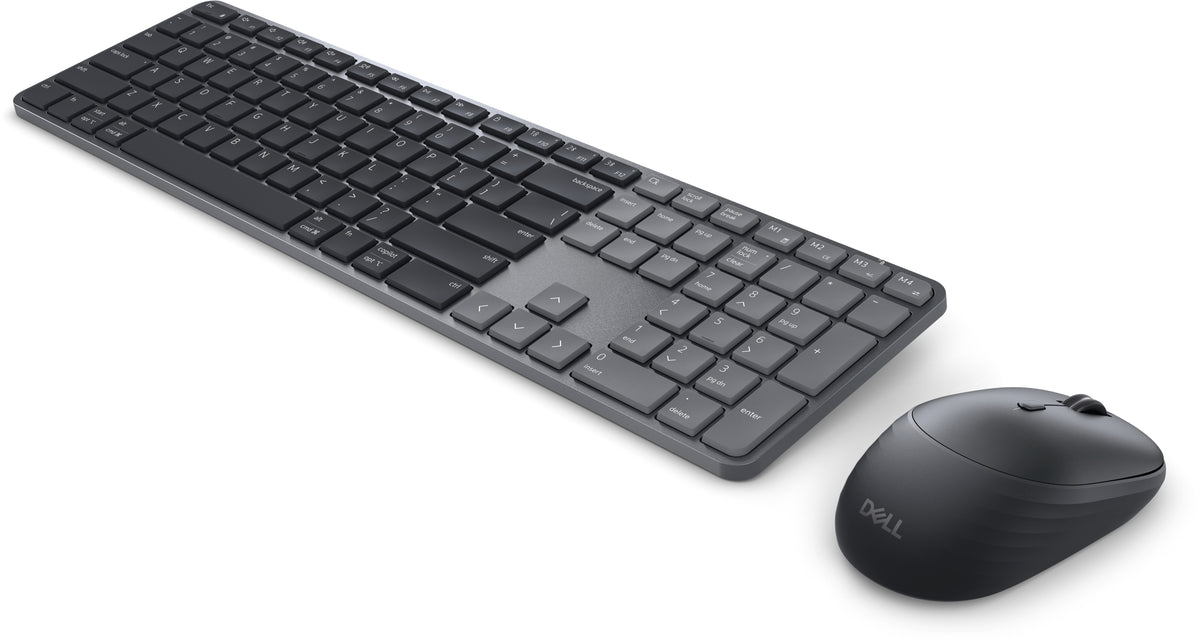 DELL Pro 7 Slim KM726 teclado Ratón incluido Hogar / Oficina RF inalámbrico + bluetooth Español Negro