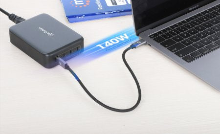 Estación de carga USB-C Manhattan 4 puertos USB-C PD 240W