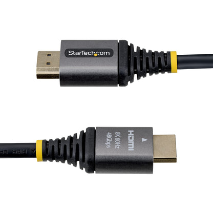 StarTech.com HDMM21V1F cable HDMI HDMI Tipo A (Estándar) Negro, Plata