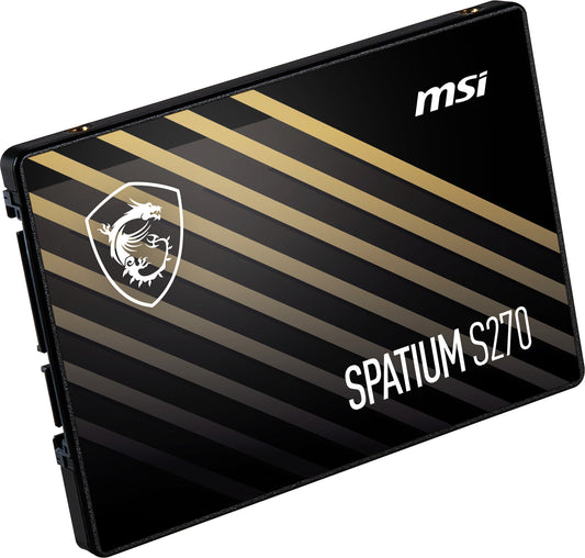 SSD MSI Interno SPATIUM S270 480GB 2.5 SATA III hasta 450 MB/s Escritura