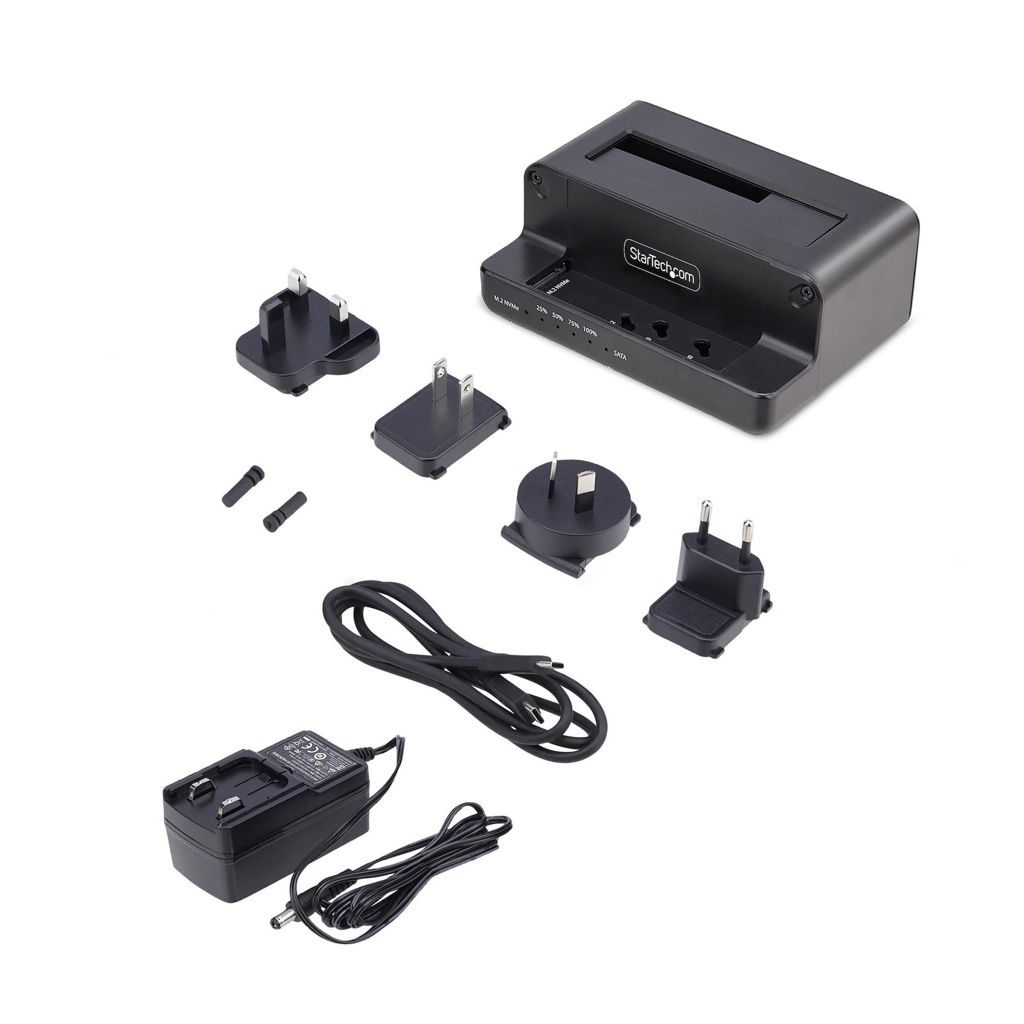 StarTech.com N2-M2-SSD-DUPLICATOR duplicador de datos o soporte Duplicador de HDD/SSD Negro 1 copias