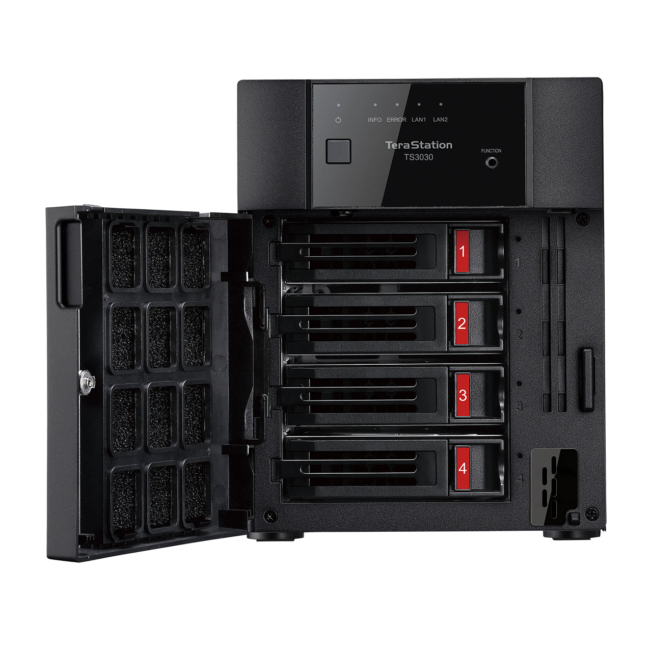 Buffalo TeraStation TS3430DN3204 servidor NAS o de almacenamiento Escritorio Alpine AL524 2 GB DDR4 32 TB Unidad de disco duro Negro