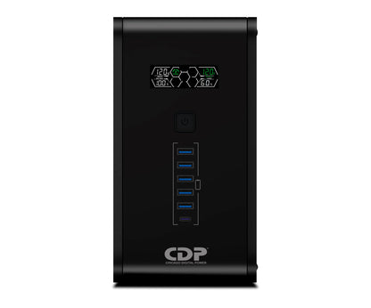 CDP R-SMART1010 sistema de alimentación ininterrumpida (UPS) En espera (Fuera de línea) 1 kVA 500 W 5 salidas AC