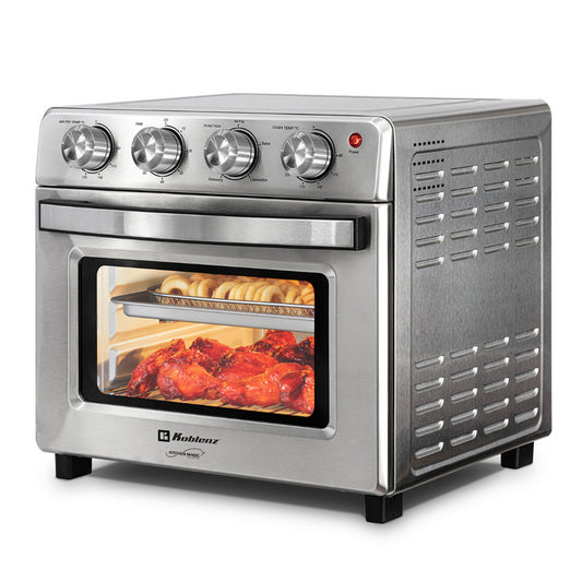 Horno Freidora Koblenz HFKM-1400 de Acero Inoxidable 1400 Watts 4 Programas de Cocción