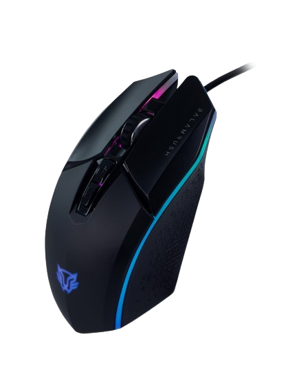 Mouse Helium USB 12000 DPI RGB 7 BOT Y SCROLL PROG