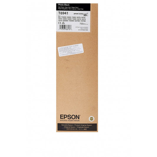 CARTUCHO EPSON MODELO T694 NEGRO PHOTO, PARA PLOTTER SERIE T (700 ML)