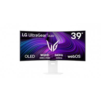 LG 39GX90SA-W monitor de computadora 99.1 cm (39") 3440 x 1440 Pixeles Wide Quad HD OLED Blanco