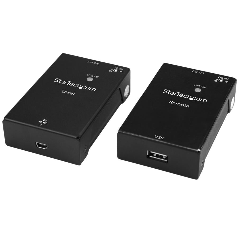 StarTech.com USB2001EXTV extensor de consola Consola transmisora y receptora 480 Mbit/s