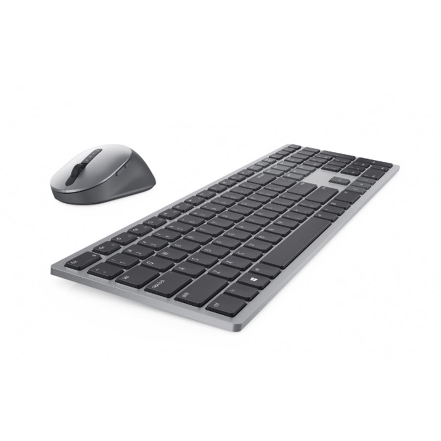 DELL KM7321W teclado Ratón incluido Oficina RF inalámbrico + bluetooth Gris, Titanio