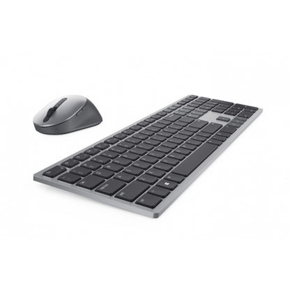 DELL KM7321W teclado Ratón incluido Oficina RF inalámbrico + bluetooth Gris, Titanio