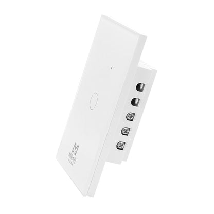 APAGADOR INTELIGENTE DE PARED MIRATI DE 1 APAGADOR TOUCH WIFI 2.4HZ BLUETOOTH // COMPATIBLE CON ANDROID E IOS // FUNCIONA CON ALEXA Y ASISTENTE DE GOOGLE