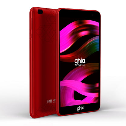 Ghia GA8N2R tableta Allwinner 64 GB 17.8 cm (7") 4 GB Android 14 Rojo