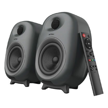 Acteck Bocinas Bluetooth Dynamic Exact BS685 De 2 vías Negro Alámbrico 80 W