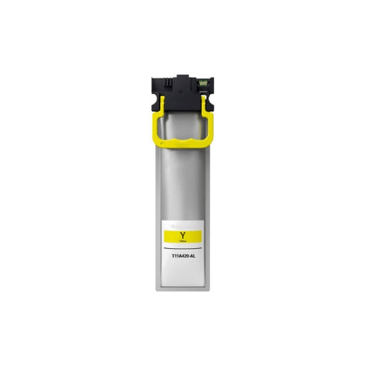 BOLSA DE TINTA EPSON T11A420-AL ALTO RENDIMIENTO AMARILLO 39 ML, RENDIMIENTO 5,000 IMPRESIONES, COSTO PP $0.19C