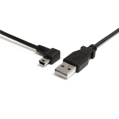 StarTech.com USB2HABM3LA cable USB USB 2.0 0.9 m USB A Mini-USB B 0.48 Gbit/s Negro