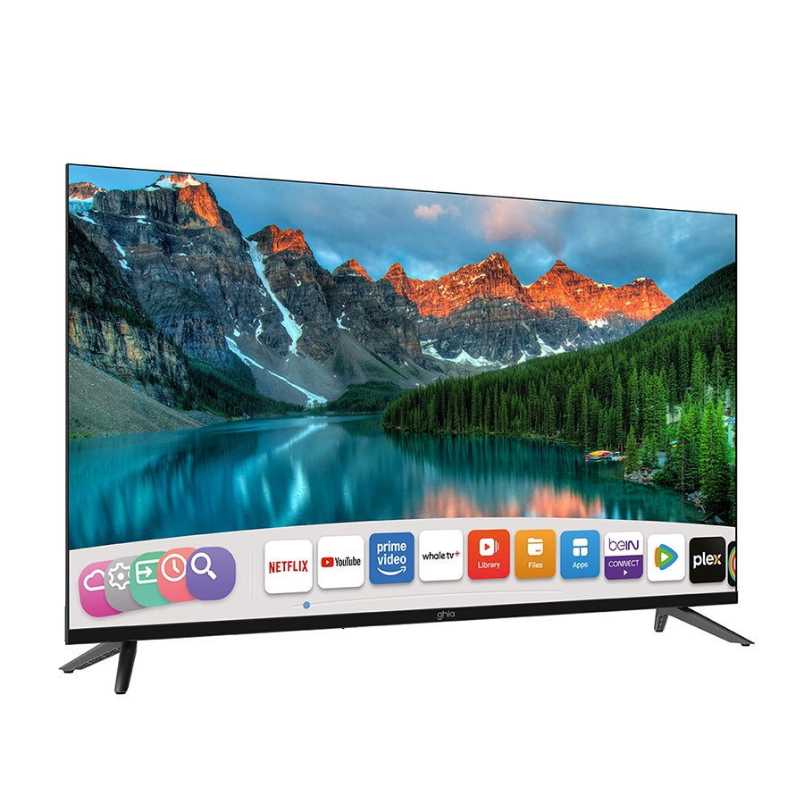 TELEVISION SMART GHIA WHALE TV 40 PULG FHD, WIFI, RJ45, 3 HDMI, 2 USB, RCA, AUX 3.5MM, OPTICO, DOLBY AUDIO