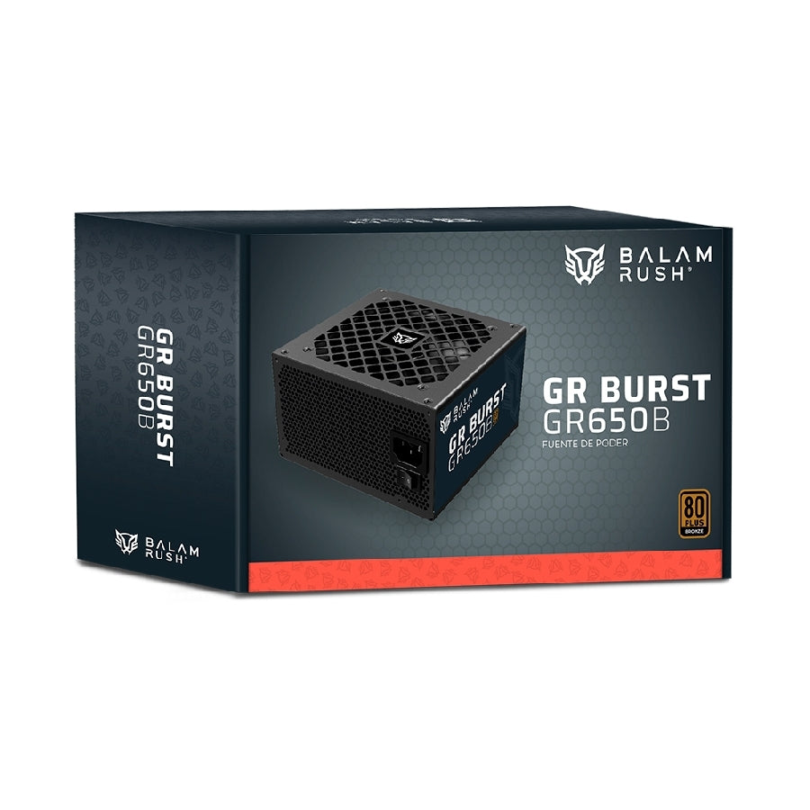 Balam Rush GR Burst GR650B unidad de fuente de alimentación 650 W 24-pines ATX ATX Negro
