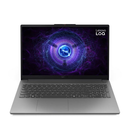 Lenovo LOQ 15IAX9E Intel® Core™ i5 i5-12450HX Computadora portátil 39.6 cm (15.6") Full HD 8 GB DDR5-SDRAM 512 GB SSD NVIDIA GeForce RTX 3050 Wi-Fi 6 (802.11ax) Windows 11 Home Español Gris