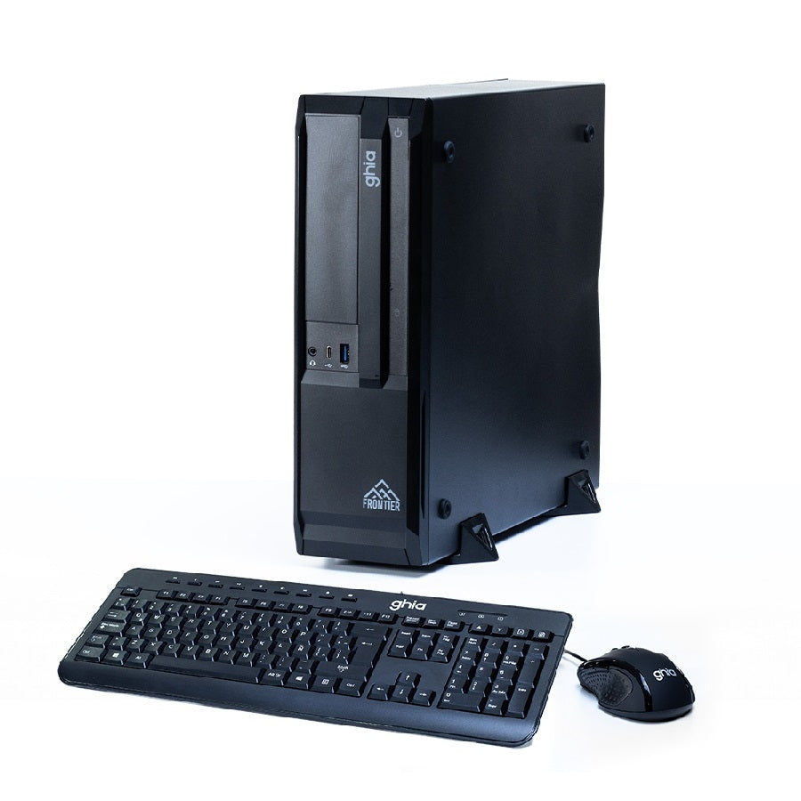 GHIA FRONTIER SLIM 2.0 / AMD RYZEN 5 8500G, 6 NUCLEOS MAX 5.0 GHZ / RAM 16 GB DDR5 / SSD NVME 1 TB / WIFI / BT / WIN 11 PRO
