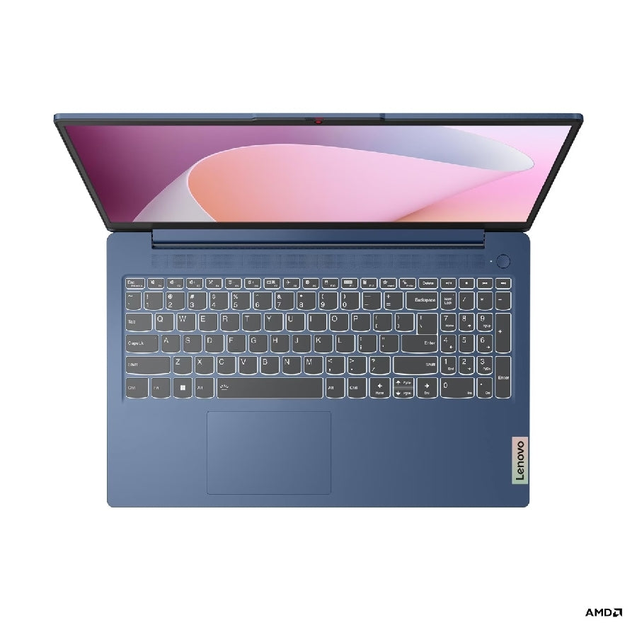 Lenovo IdeaPad Slim 3 15ABR8 AMD Ryzen™ 7 5825U Computadora portátil 39.6 cm (15.6") Full HD 16 GB DDR4-SDRAM 1 TB SSD Wi-Fi 6 (802.11ax) Windows 11 Home Azul Español
