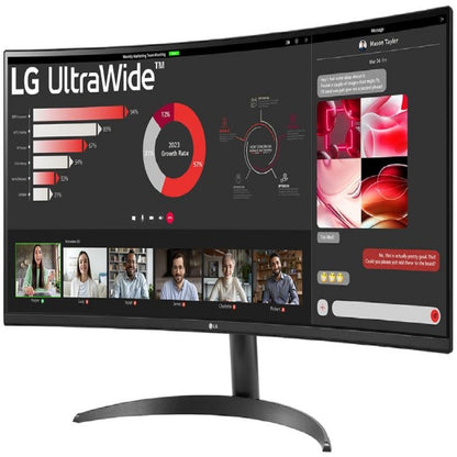 LG 34WR50QK-B monitor de computadora 86.4 cm (34") 3440 x 1440 Pixeles Wide Quad HD Negro